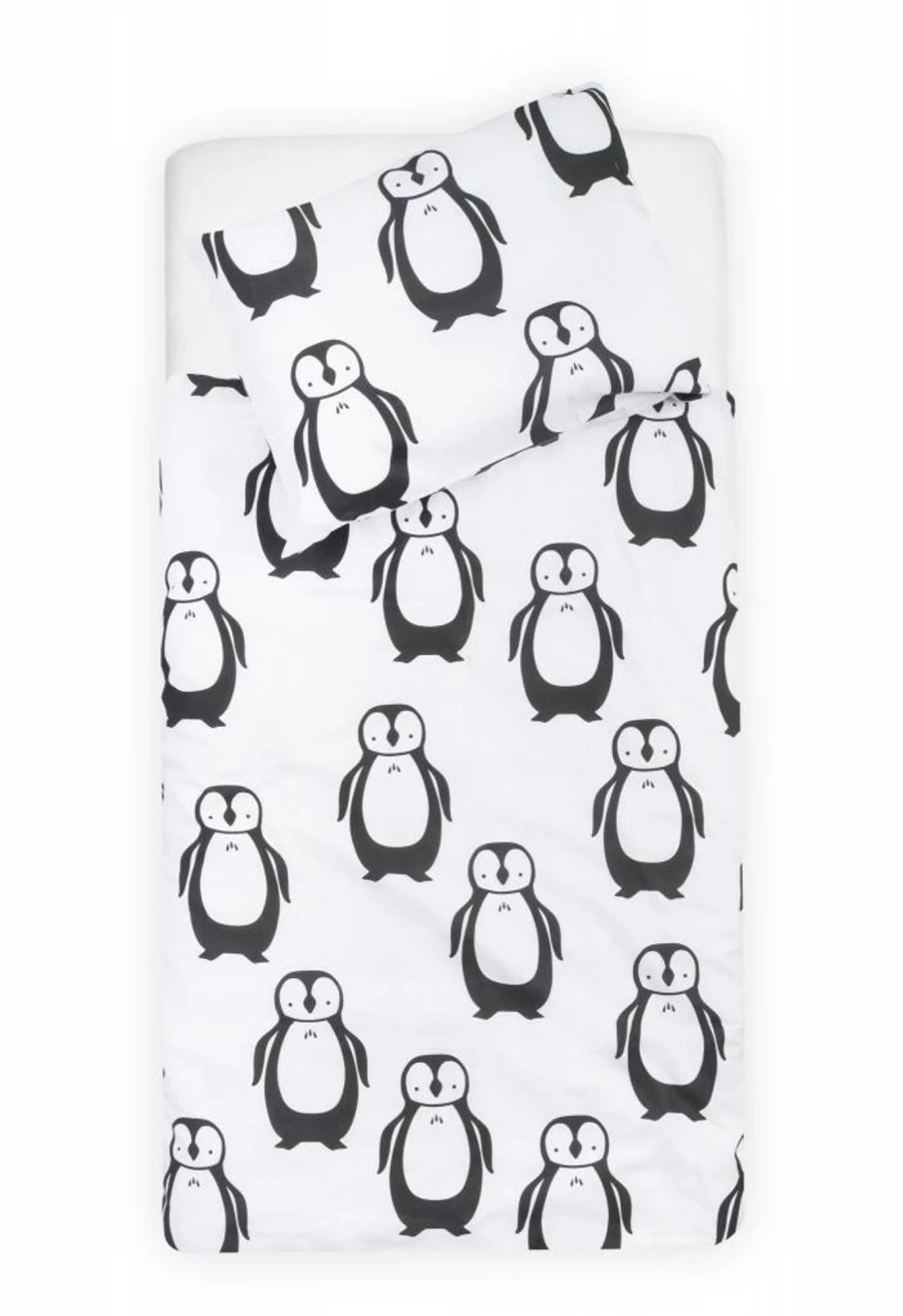 Jollein Penguin Duvet Cover Single 140x200cm Soft Animal Print Bedding Set