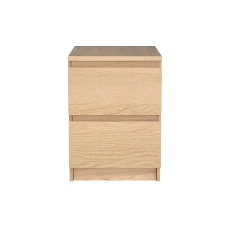 IKEA Malm 2-Drawer Storage Pedestal Cabinet – Slim Dresser for Bedroom & Closet Organization