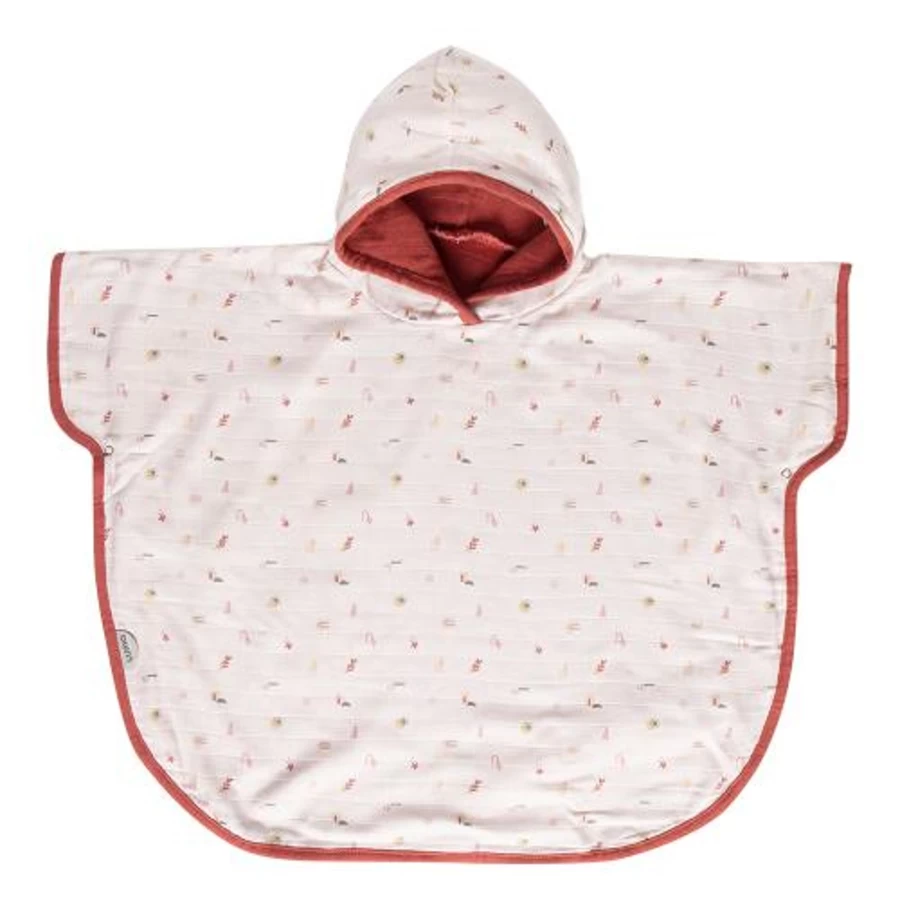 Luma Soft Organic Cotton Muslin Poncho – Lightweight & Breathable for Women & Men