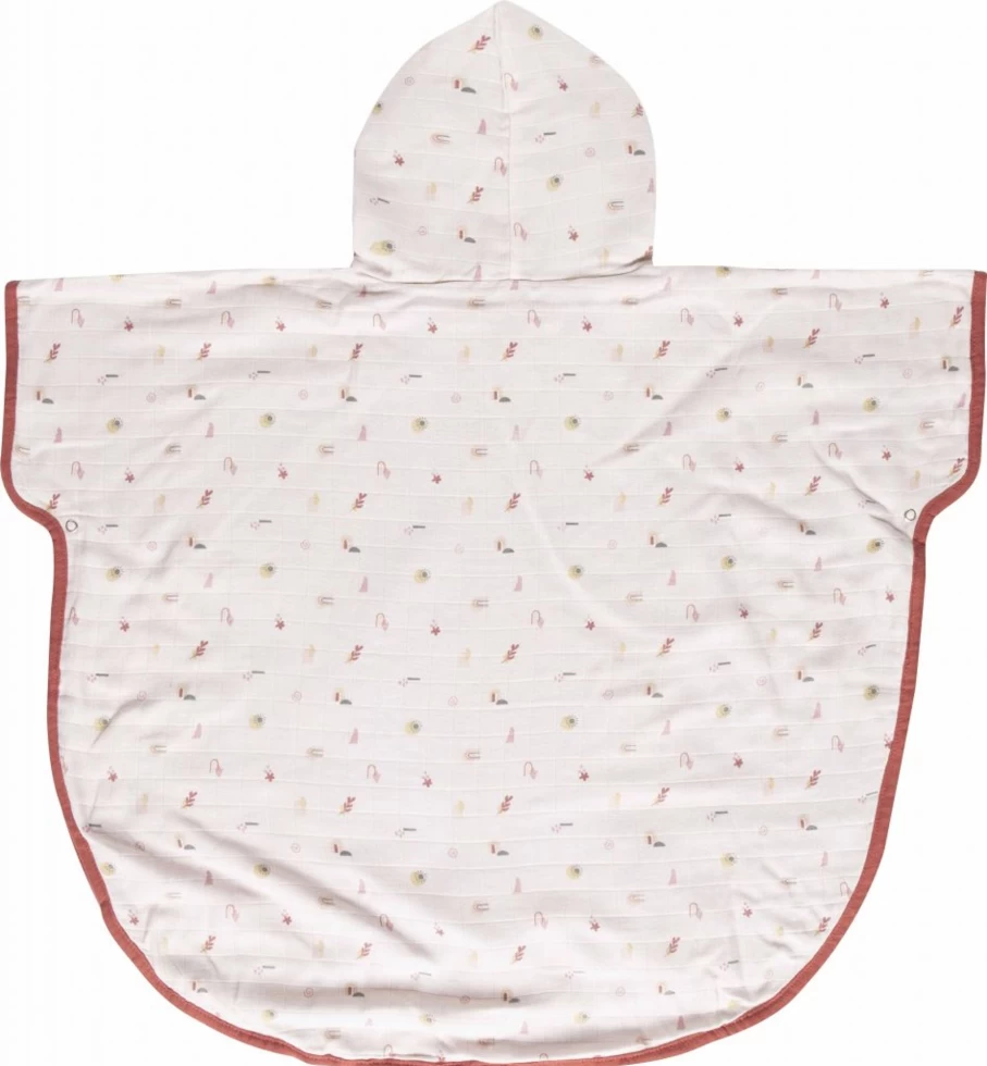 Luma Soft Organic Cotton Muslin Poncho – Lightweight & Breathable for Women & Men