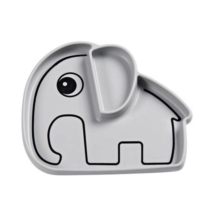 Done by Deer Silicone Stick & Stay Plate for Babies – Elphee Non-Slip Suction Feeding Tray