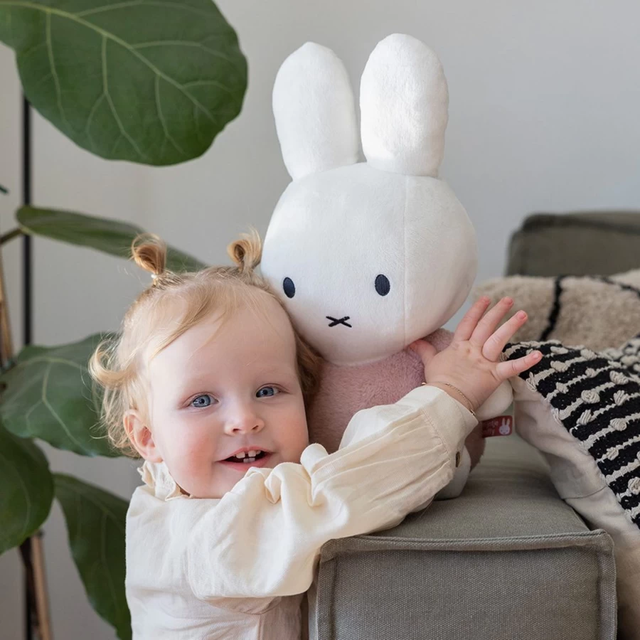 Little Dutch Miffy Soft Cuddle Plush Toy 35cm - Fluffy Bunny Stuffed Animal for Kids