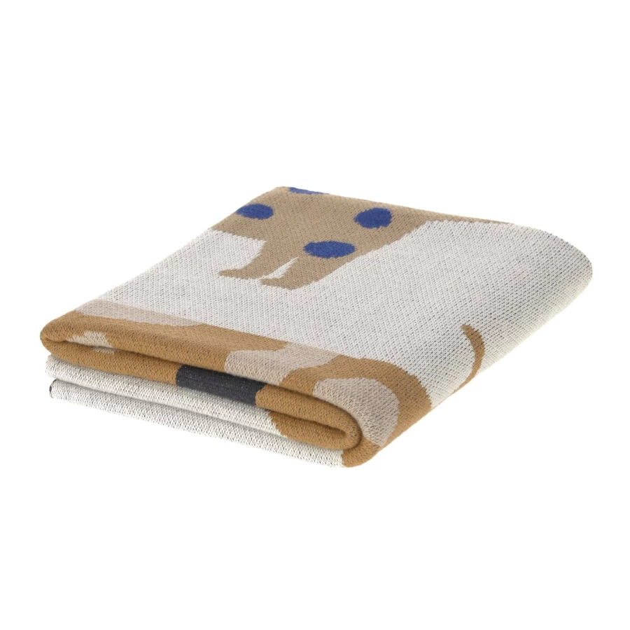 Lässig Knitted Baby Blanket - Soft Gots Little Mateys Royal Design for Nursery & Comfort