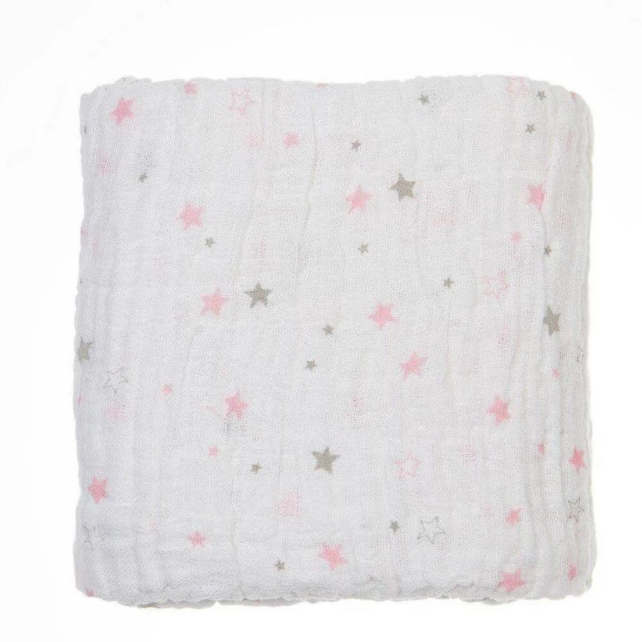Baby Sense Muslin Swaddle Blanket - Soft, Breathable Receiving Wrap for Newborns