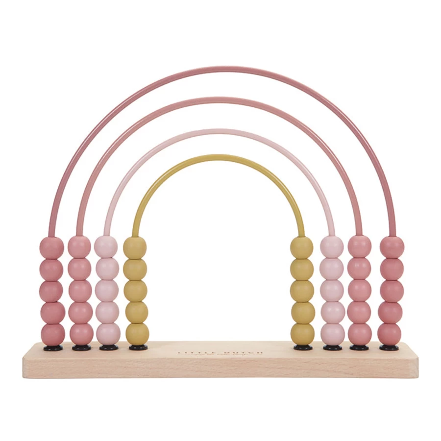 Little Dutch Wooden Rainbow Abacus - Colorful Counting Toy for Kids