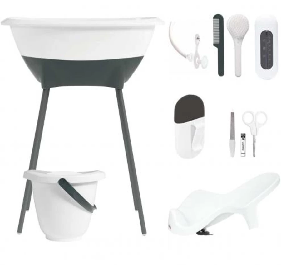 Luma Bath Bucket With Lid – Durable, Leak-Proof Storage for Bath Toys and Essentials