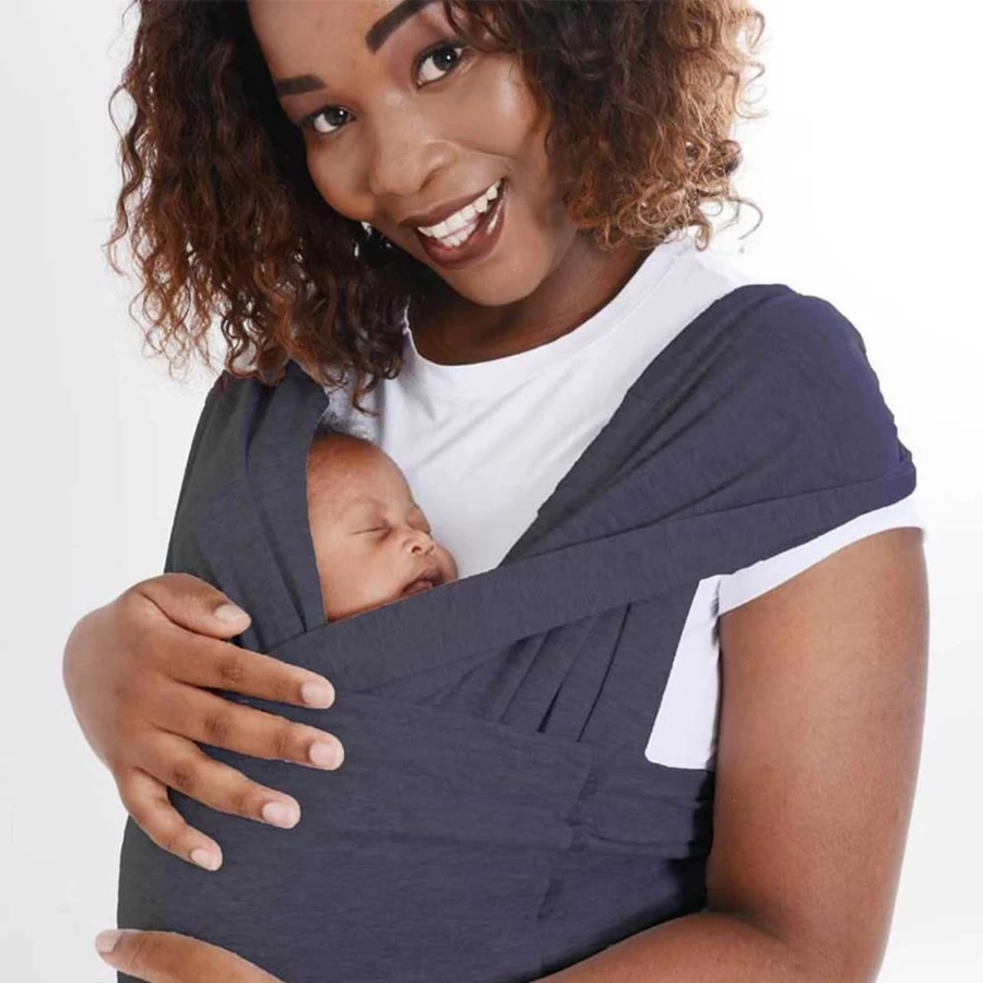 Snuggletime Snuggleroo Baby Carrier - Soft, Ergonomic & Adjustable Infant Sling for Hands-Free Comfort