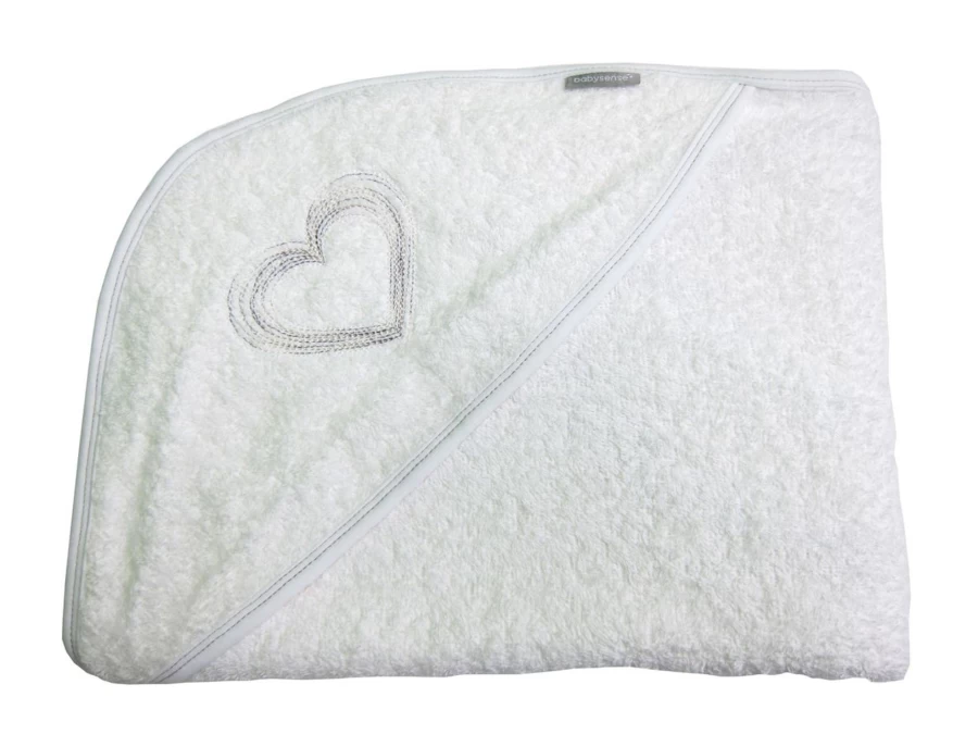 Baby Sense Hooded Bath Towel for Infants - Soft & Absorbent Apron Style Baby Towel