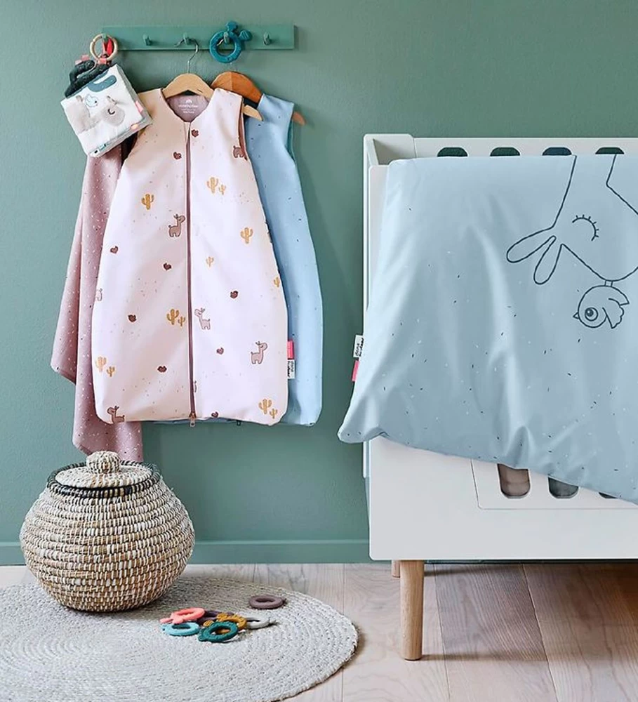 Done by Deer Lalee Bed Linen Set 100x140 cm - Soft Baby Crib Sheet
