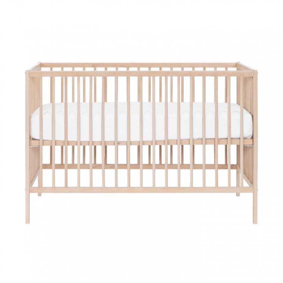 Kidsmill Puck Berch Cot Bed for Toddlers 120 x 60 cm - Safe & Comfortable Baby Cot