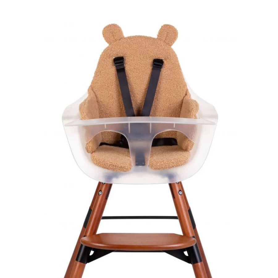 Childhome Evolu Cushion Teddy Bear - Soft Beige Plush Stuffed Animal for Kids