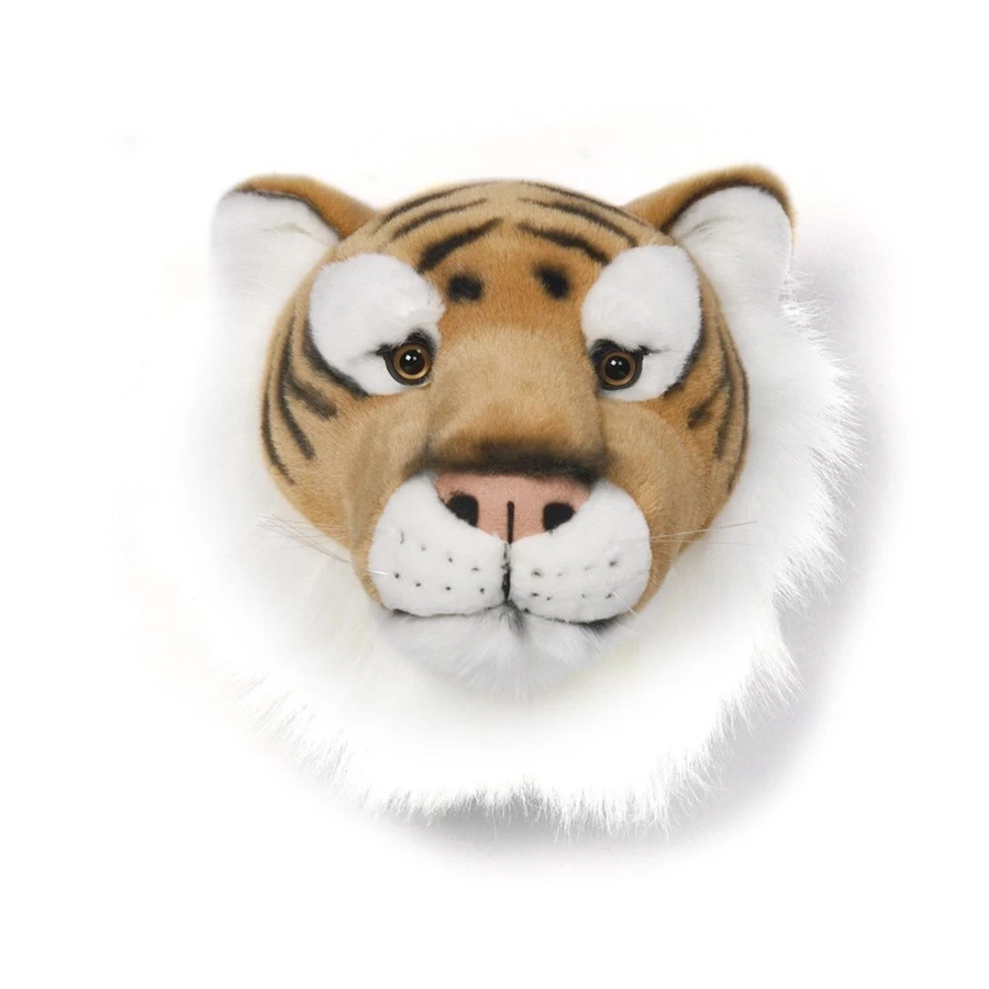 "Wild & Soft Wall Trophy Tiger – Realistic Tiger Head Wall Mount for Home Decor"