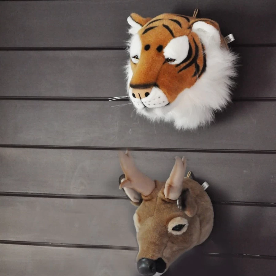 "Wild & Soft Wall Trophy Tiger – Realistic Tiger Head Wall Mount for Home Decor"