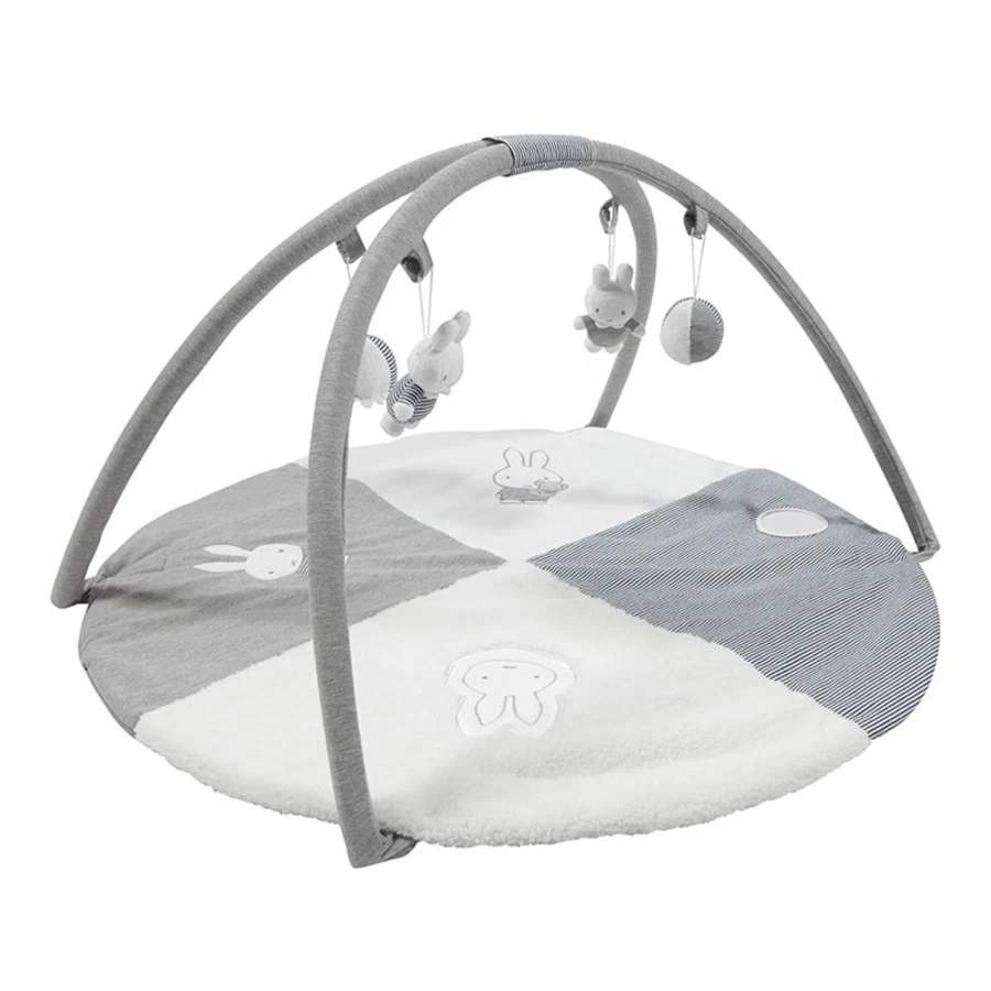 Tiamo Miffy Baby Play Mat with Soft Bow - Cute Nursery Floor Mat for Kids