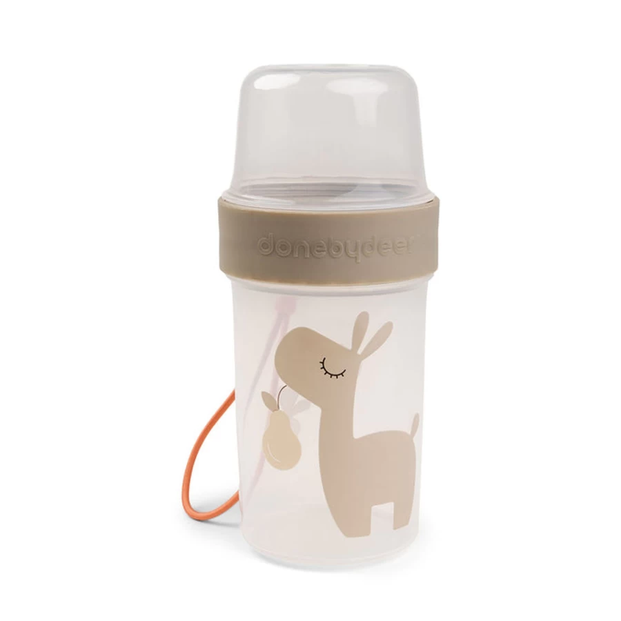 Done by Deer Portable 2-Way Snack Container for On-The-Go Freshness