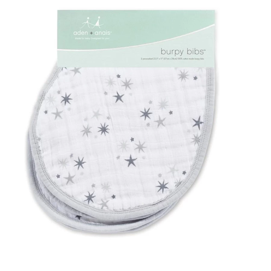 Aden & Anais Baby Burpy Bibs - Soft, Absorbent Burp Cloths for Newborns & Infants