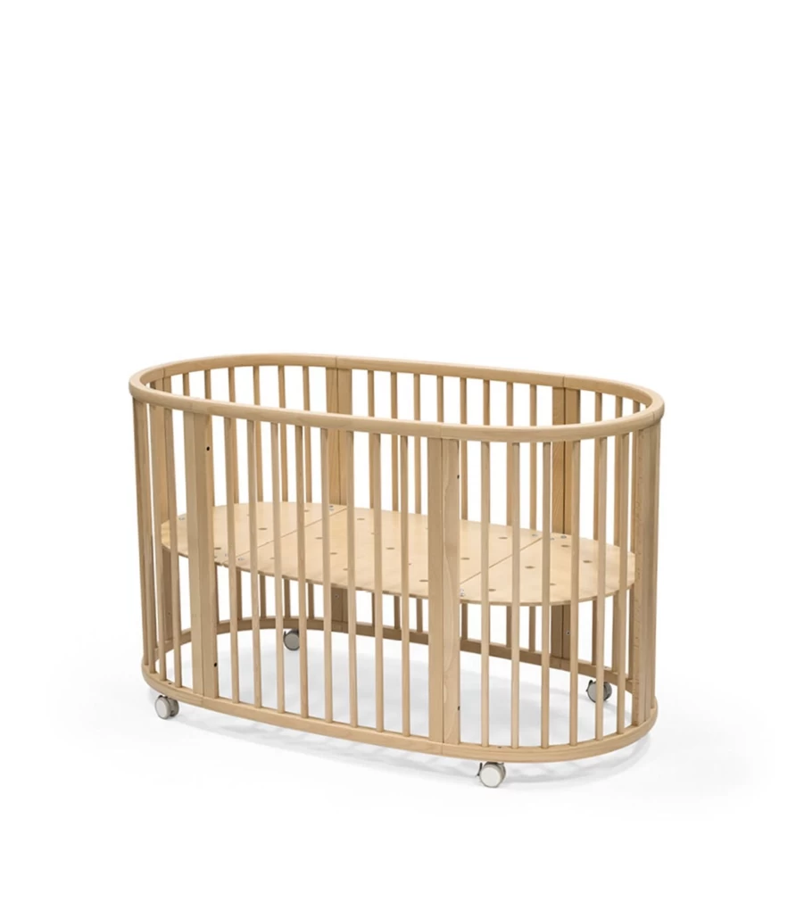 Stokke Sleepi Bed V3 Complete Baby Crib with Mattress – Convertible Toddler Bed, Adjustable Height, Eco-Friendly Design