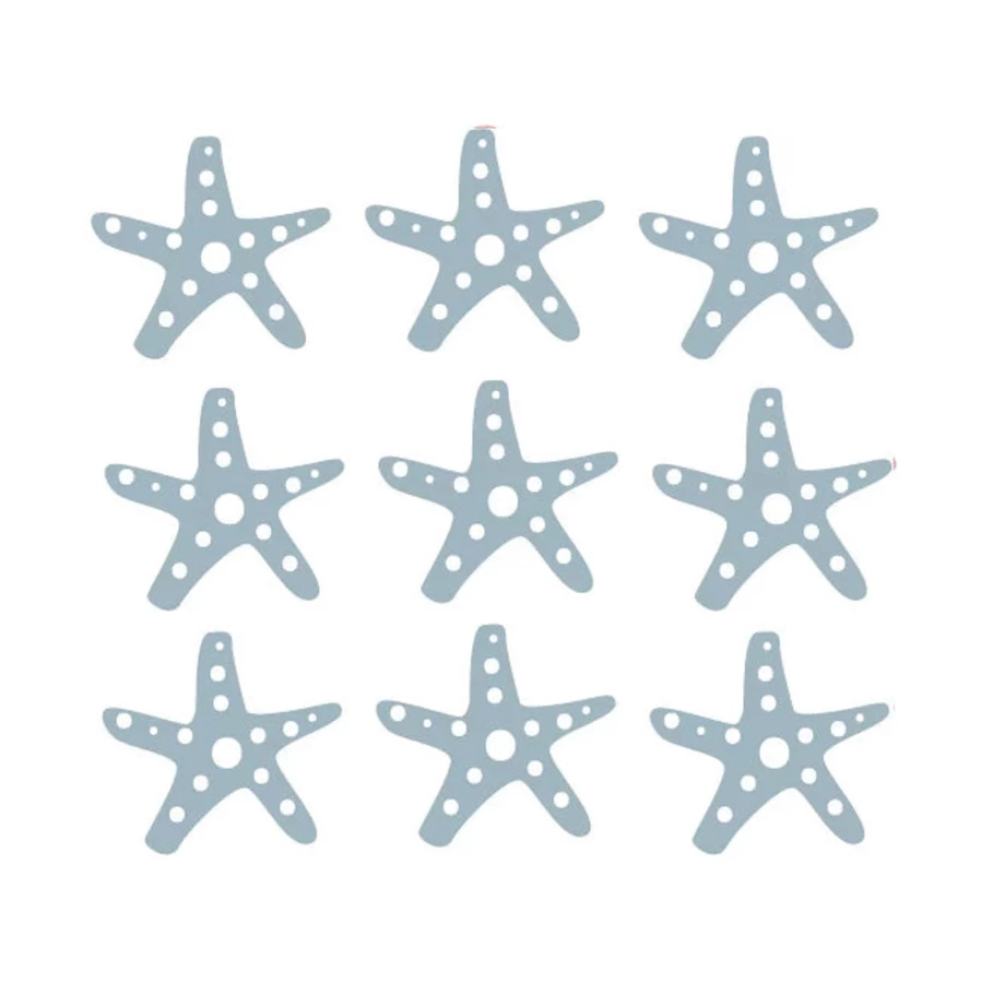 "LM Baby Art Sea Star Wall Decals - Removable Ocean Themed Stickers for Kids Room Decor"