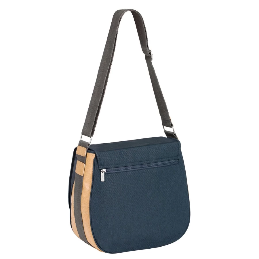 Lässig Blue Melange Saddle Bag - Stylish Spin Dye Crossbody Bag for Women
