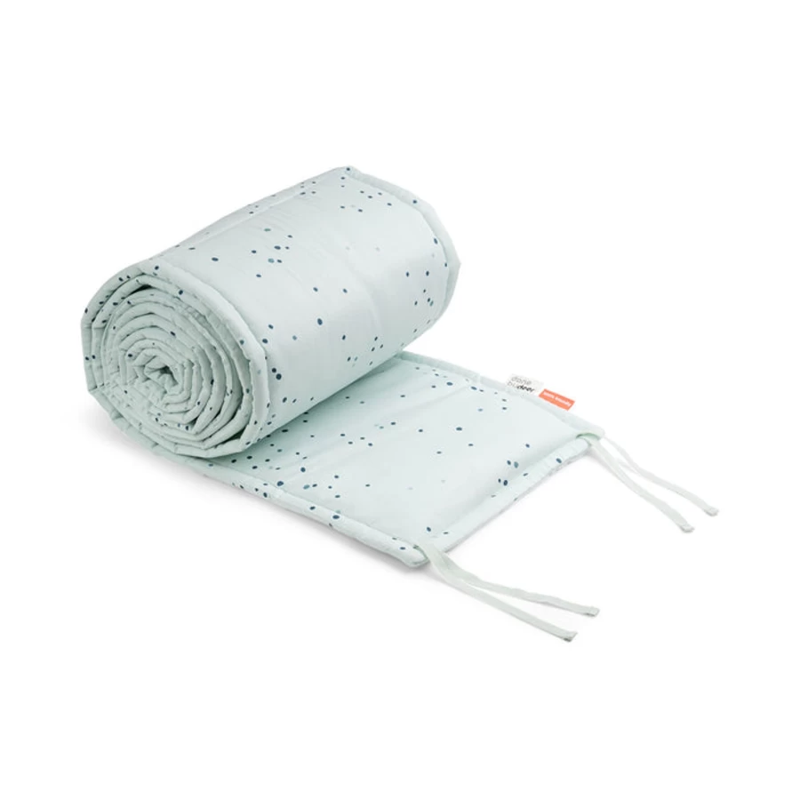 Done by Deer Dreamy Dots Bed Bumper with String – 360cm Safe Crib Protection for Baby
