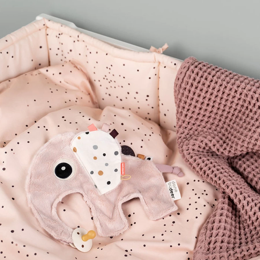 Done by Deer Dreamy Dots Bed Bumper with String – 360cm Safe Crib Protection for Baby