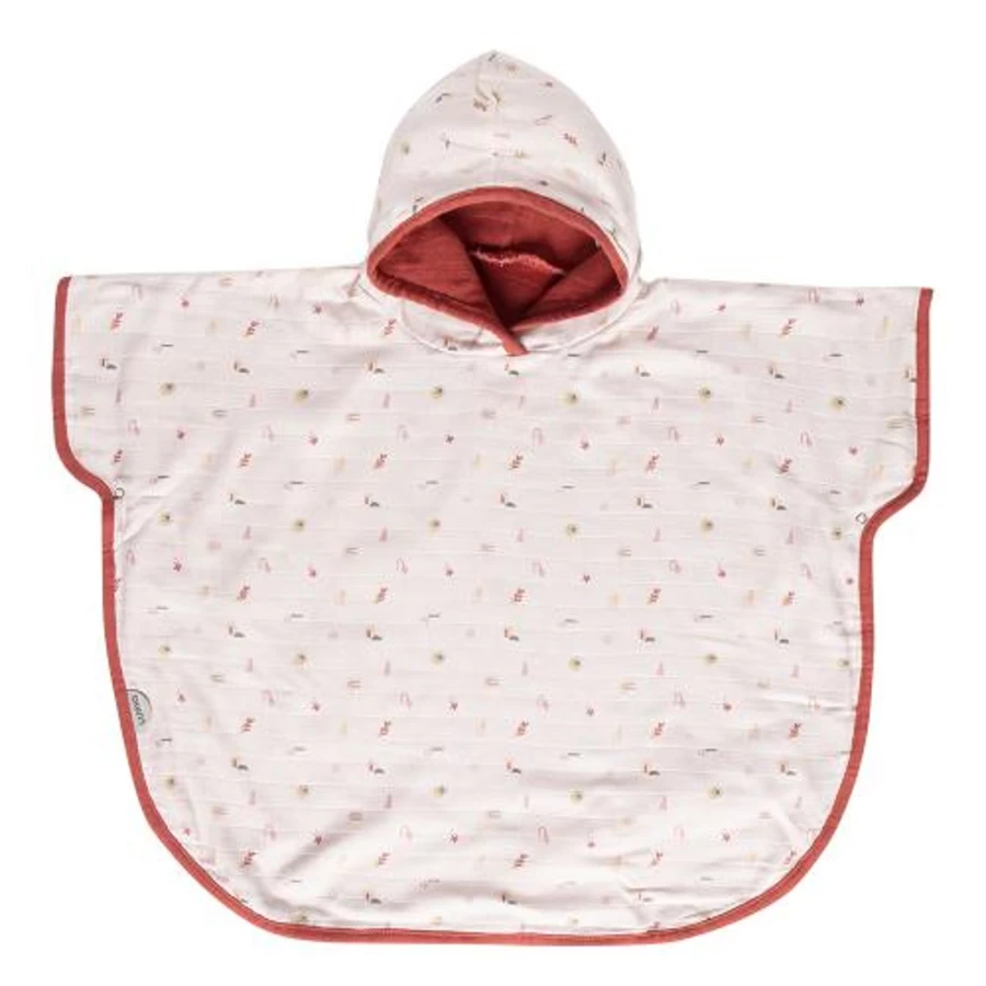 Luma Muslin Poncho – Lightweight, Breathable Cotton Cover-Up for Women & Men