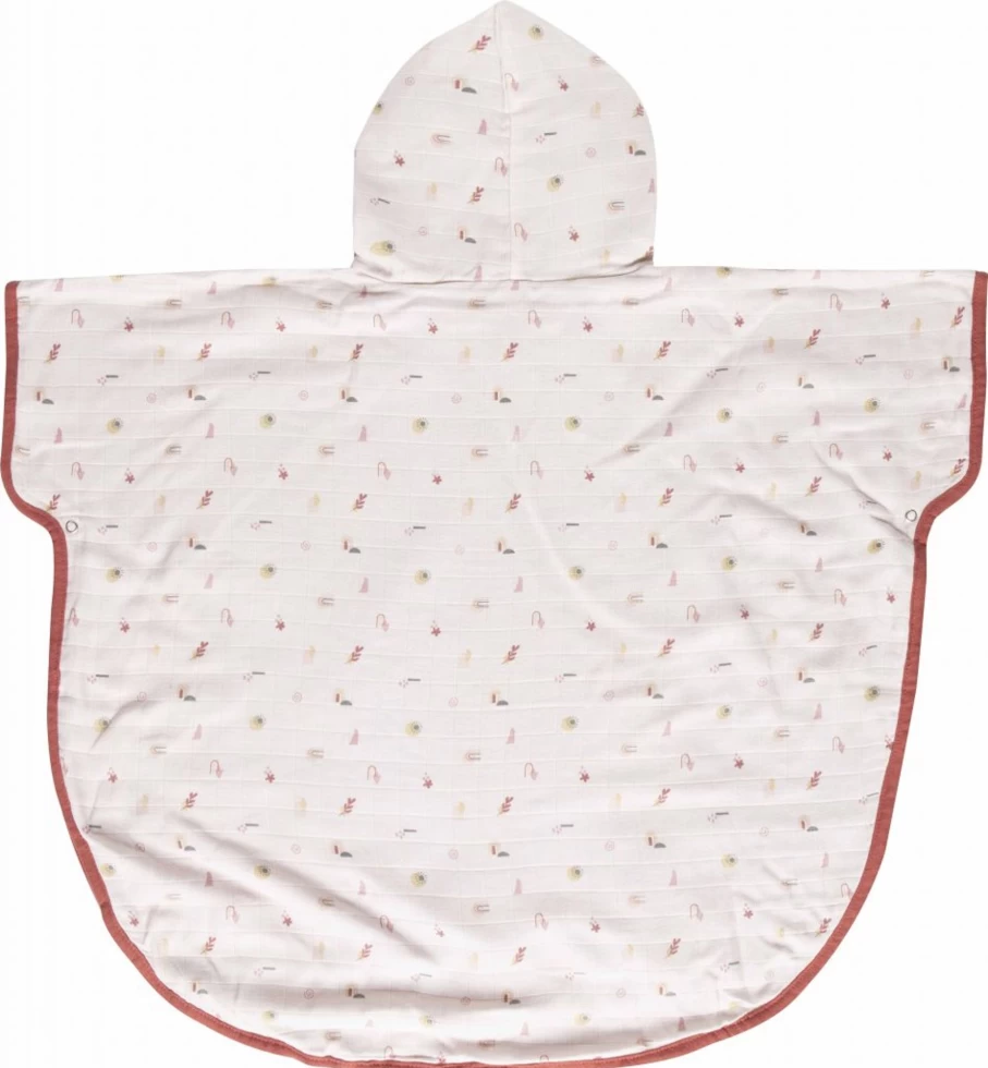 Luma Muslin Poncho – Lightweight, Breathable Cotton Cover-Up for Women & Men