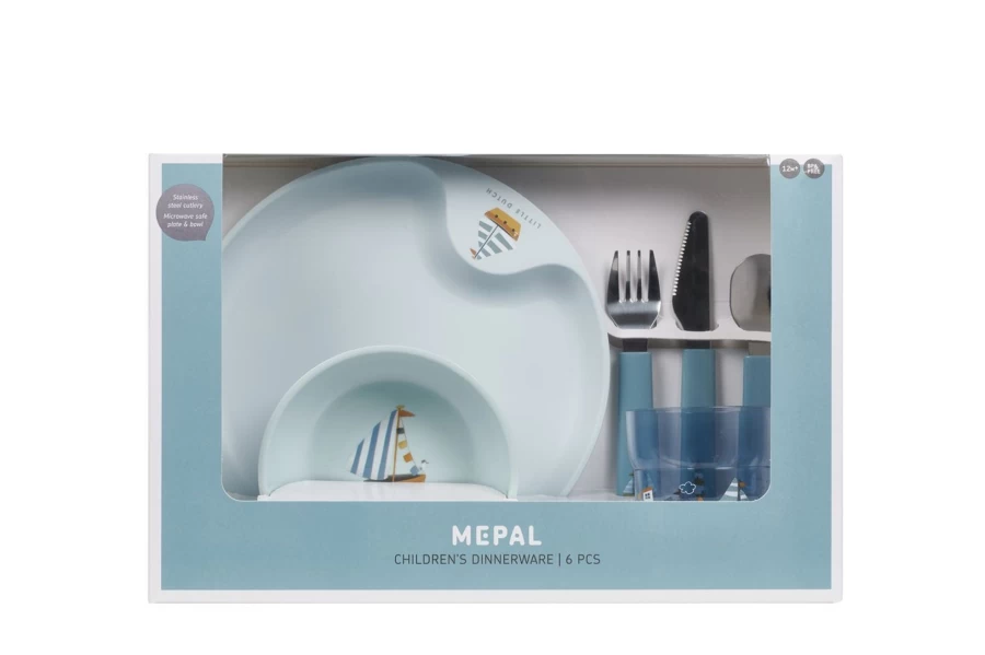 Little Dutch Mio 6-Piece Children's Dinnerware Set