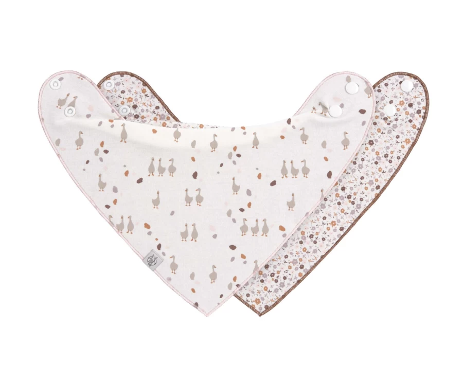 Lässig Bandana Bib Set - 2-Piece Baby Drool Bibs for Stylish & Practical Use