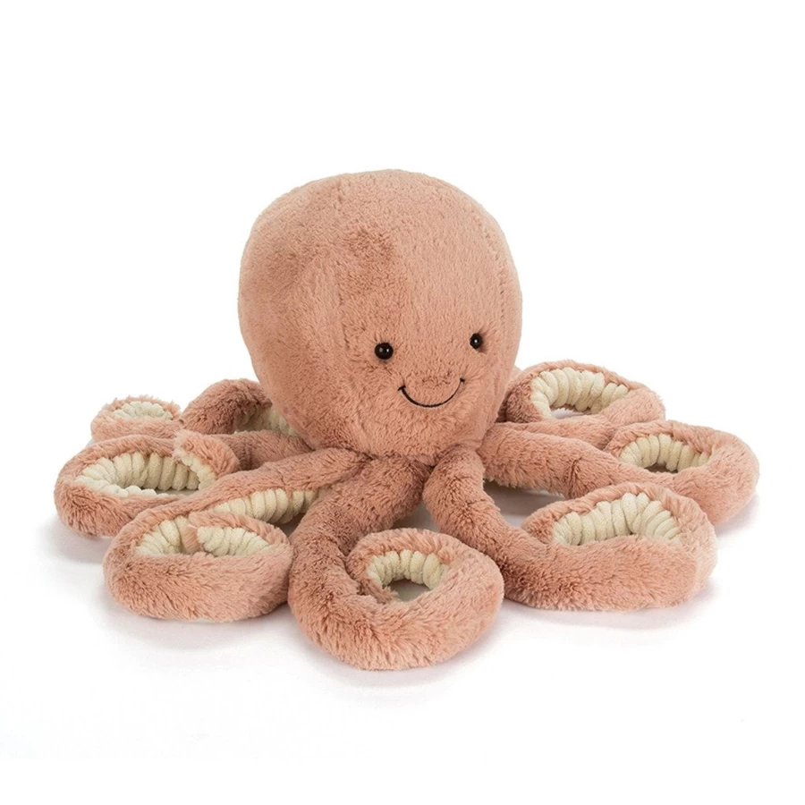 Jelly Cat Odell Octopus Plush Toy - Soft Stuffed Animal Cuddle Friend for Kids