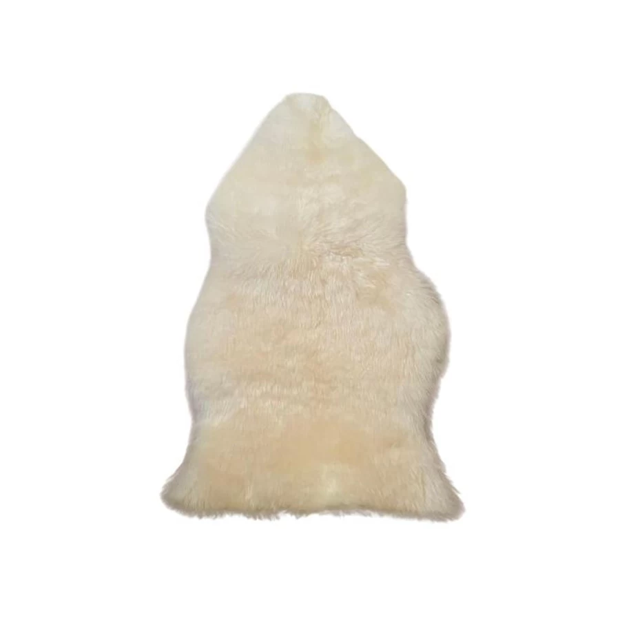 IKEA Sheepskin Rug Ullerslev 70Cm - Soft Natural Wool White Fluffy Decorative Throw for Living Room Bedroom