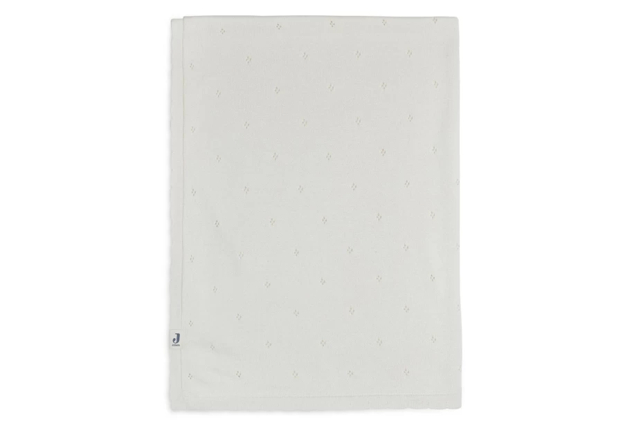Jollein Pointelle Knit Blanket - 75 x 100 cm Soft Comfort Throw