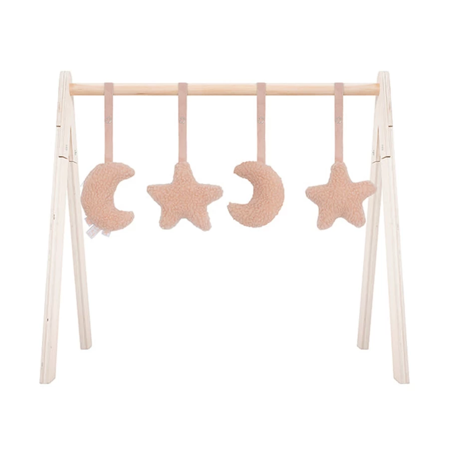 Jollein Baby Gym Toys for Infants - Interactive Playmat with Soft Toys, Music & Lights for Newborn Tummy Time & Early Development