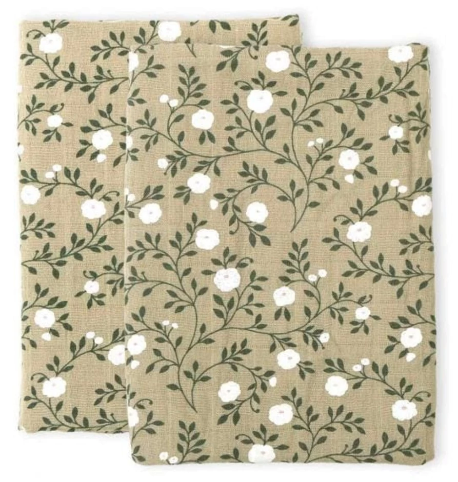 "A Little Lovely Company Premium Muslin Cloth 2-Pack for Baby & Nursing"