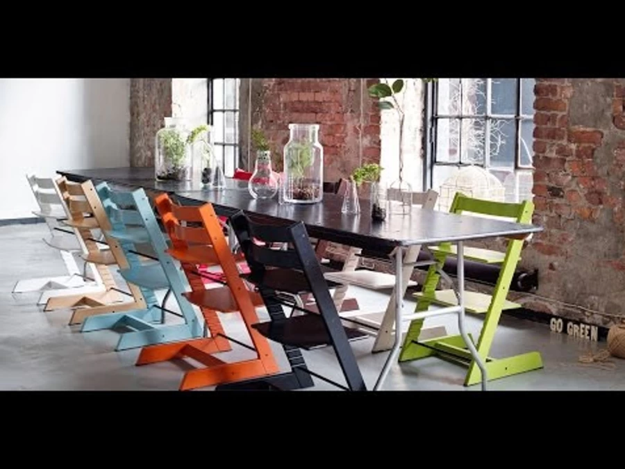 Stokke Tripp Trapp High Chair - Adjustable, Ergonomic Baby to Adult Growing Chair - Scandinavian Design