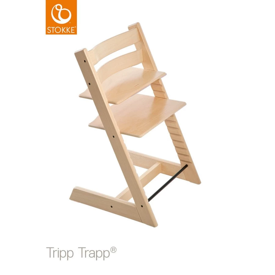 Stokke Tripp Trapp High Chair - Adjustable, Ergonomic Baby to Adult Growing Chair - Scandinavian Design