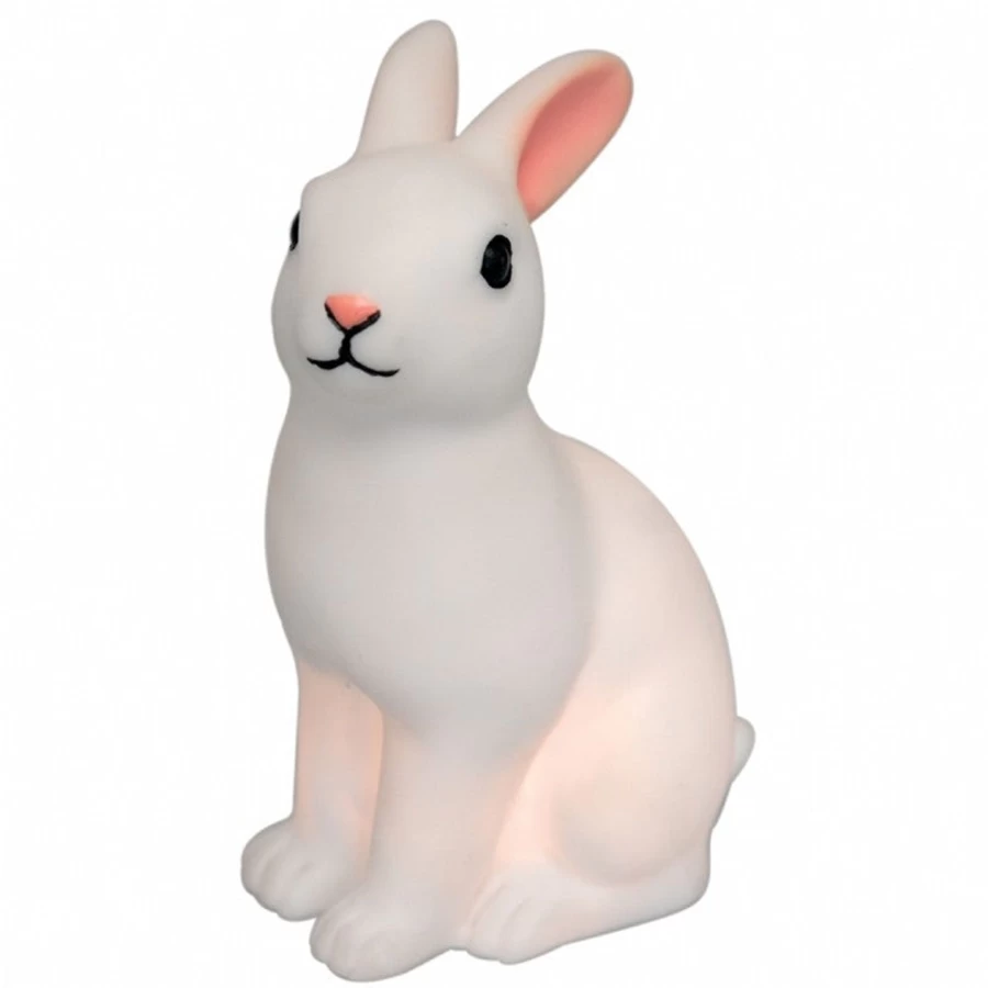 Rex International Woodland Rabbit Night Light - Soft Glow Nursery Lamp for Kids