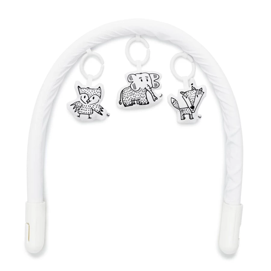 Dockatot Sleepyhead Deluxe+ Pod Toy Arch in Pristine White for Baby Play & Development