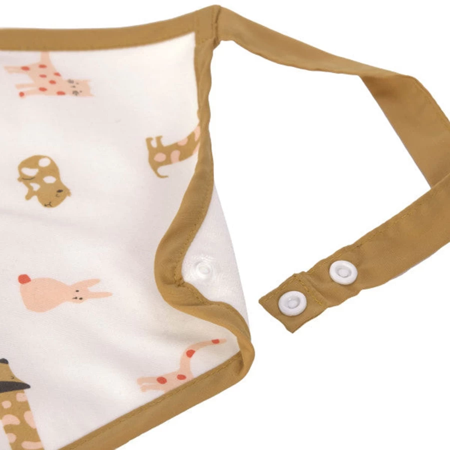 Lässig Drop Bib Medium 2-Piece Set - Waterproof Baby Feeding Bibs for Easy Cleanup