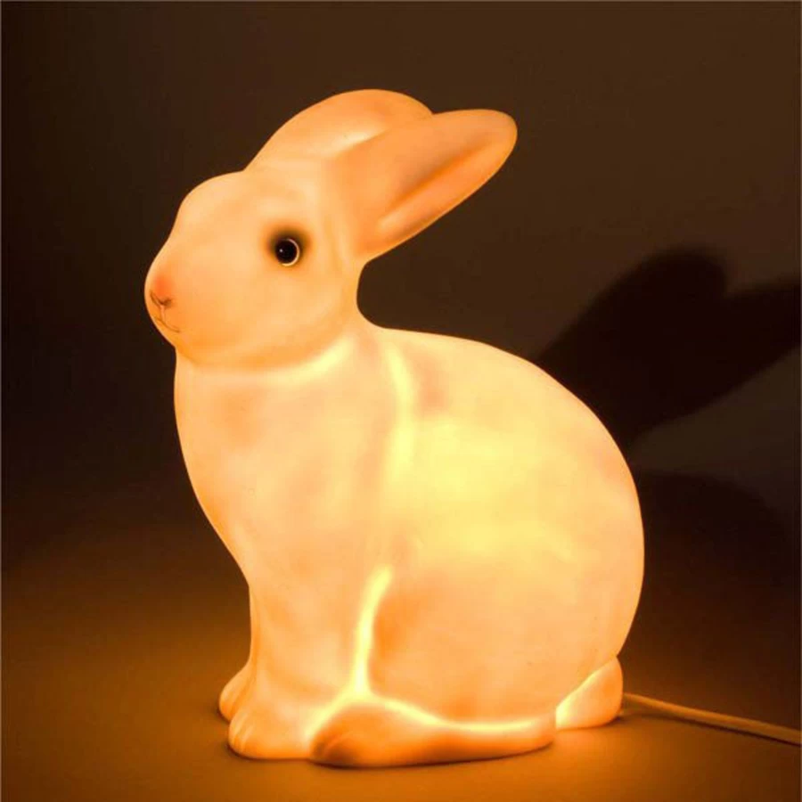 "Heico White Light Rabbit Large Plush Toy - Soft Stuffed Animal Gift"