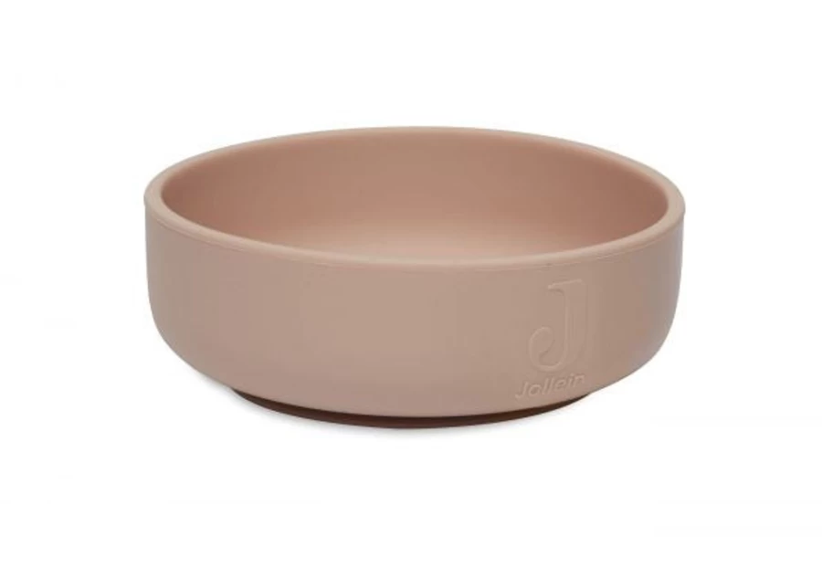 Jollein Pale Pink Silicone Bowl - BPA-Free, Flexible & Durable Kitchenware for Mixing & Serving