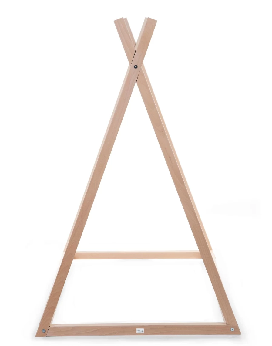 Childhome Kids Teepee Bed Frame - 200x90cm Wooden Playhouse Bed for Children's Room