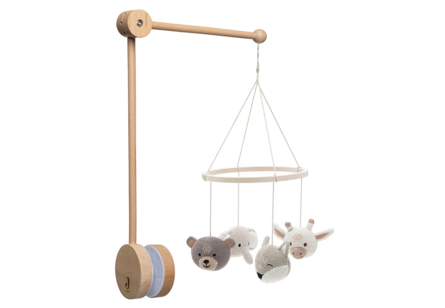 Jollein Baby Mobile with Adorable Animals - Cute Nursery Decor for Newborns & Infants