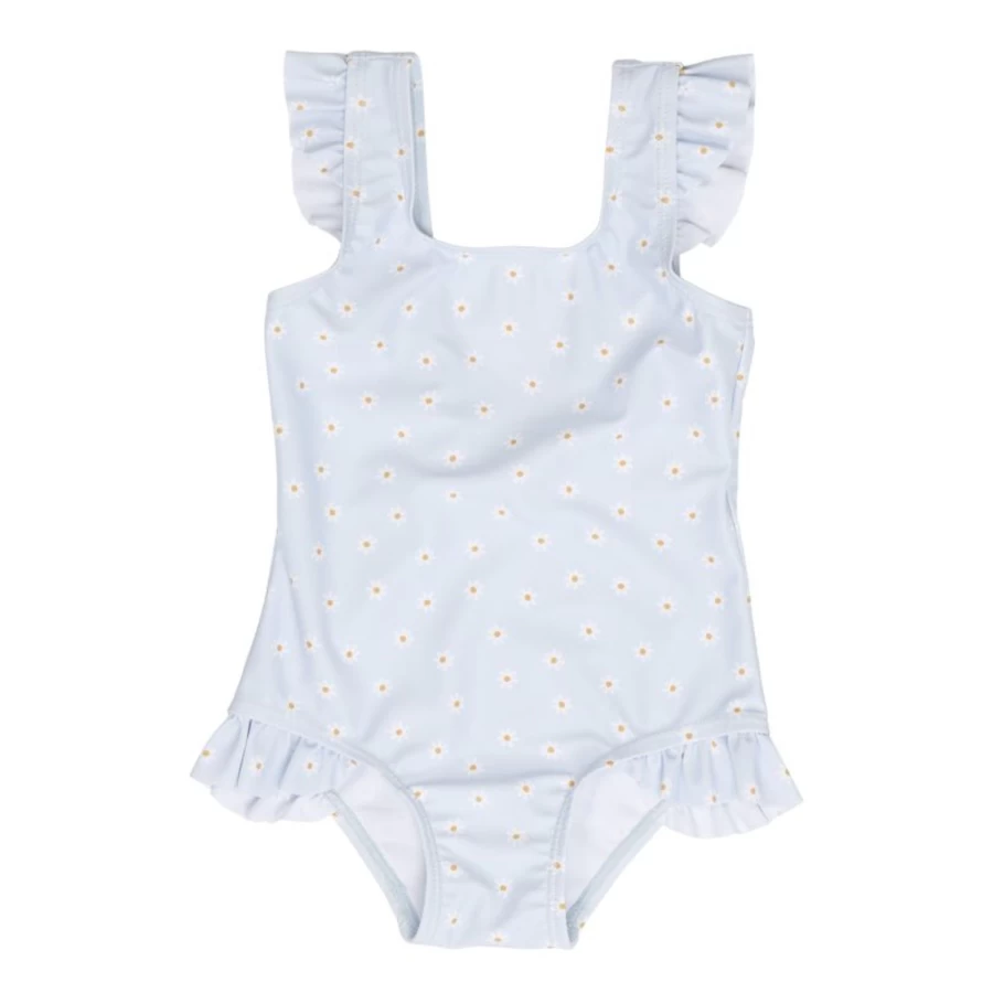 Little Dutch Girls' Ruffle Swimsuit for Children - Sizes 74/80
