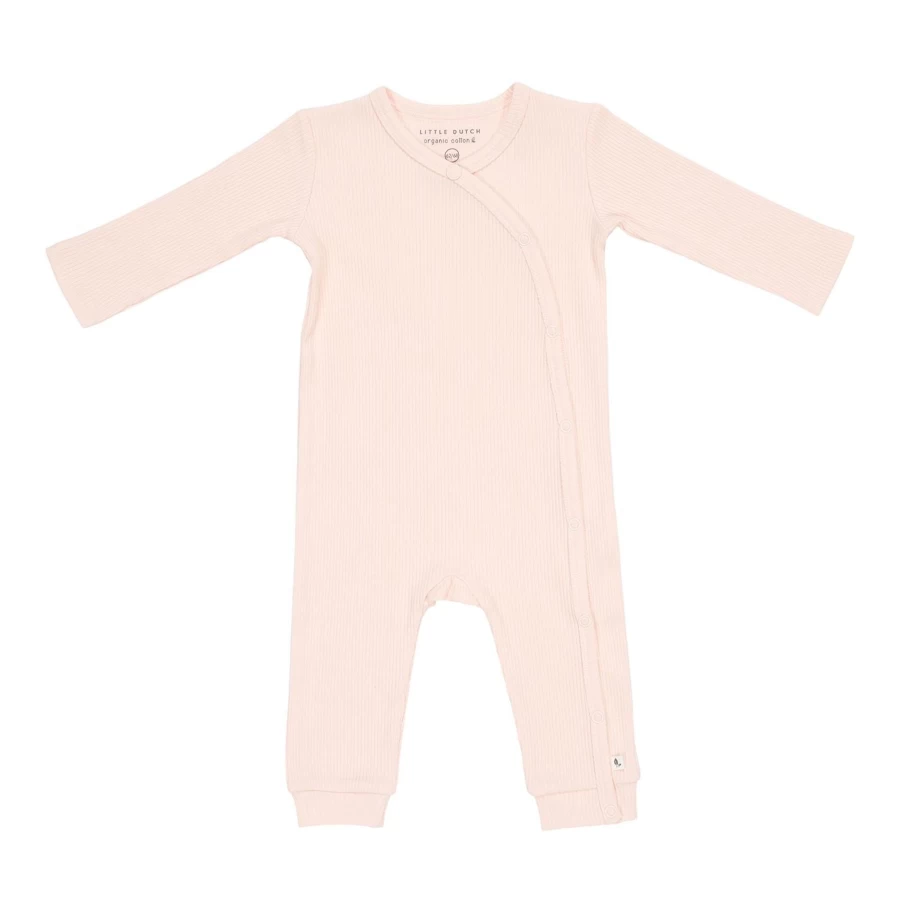 Little Dutch Rib Wrap Suit for Baby 74/80 - Soft Cotton Bodysuit for Infants