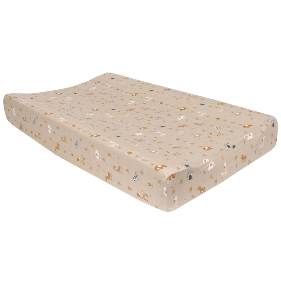Bébéjou Premium Muslin Changing Mat Cover - Soft, Breathable Baby Changing Pad Protector