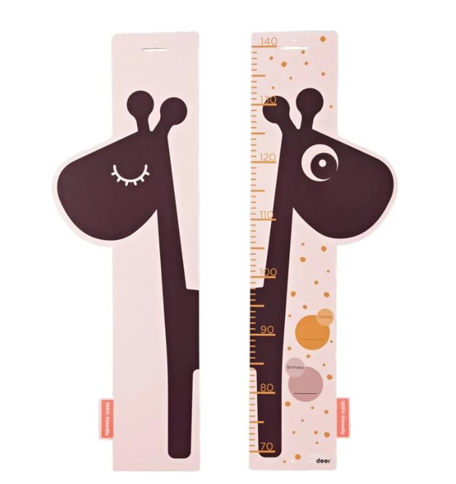 Done by Deer Kids Height Chart Wall Sticker - Adorable Growth Tracker for Nursery & Playroom