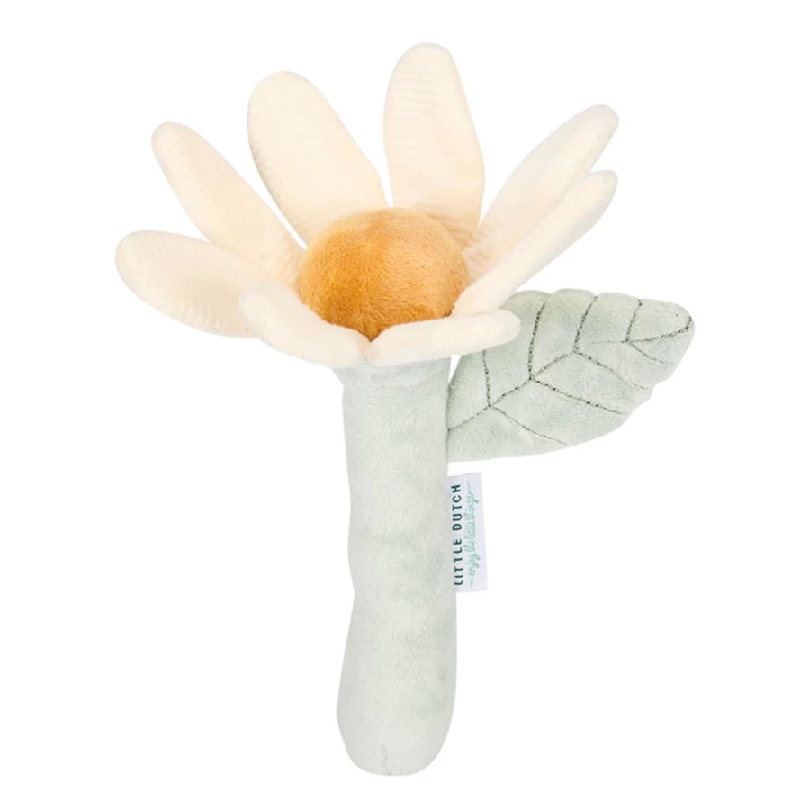 Little Dutch Flower Rattle - Baby Sensory Toy for Early Development