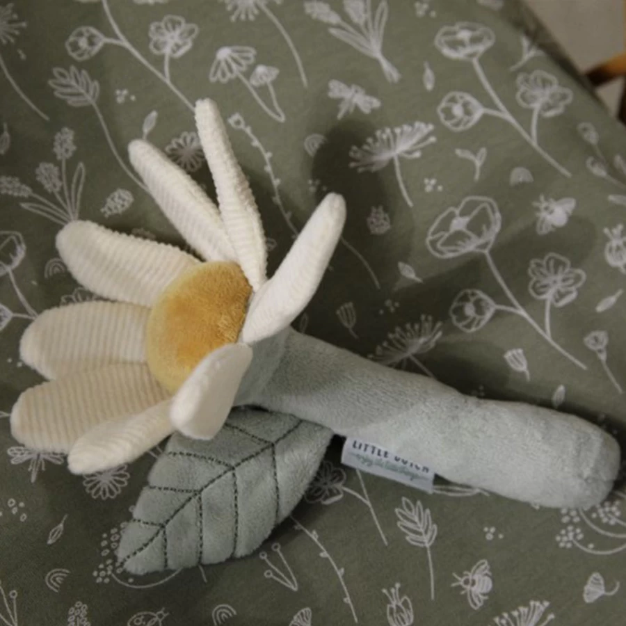 Little Dutch Flower Rattle - Baby Sensory Toy for Early Development