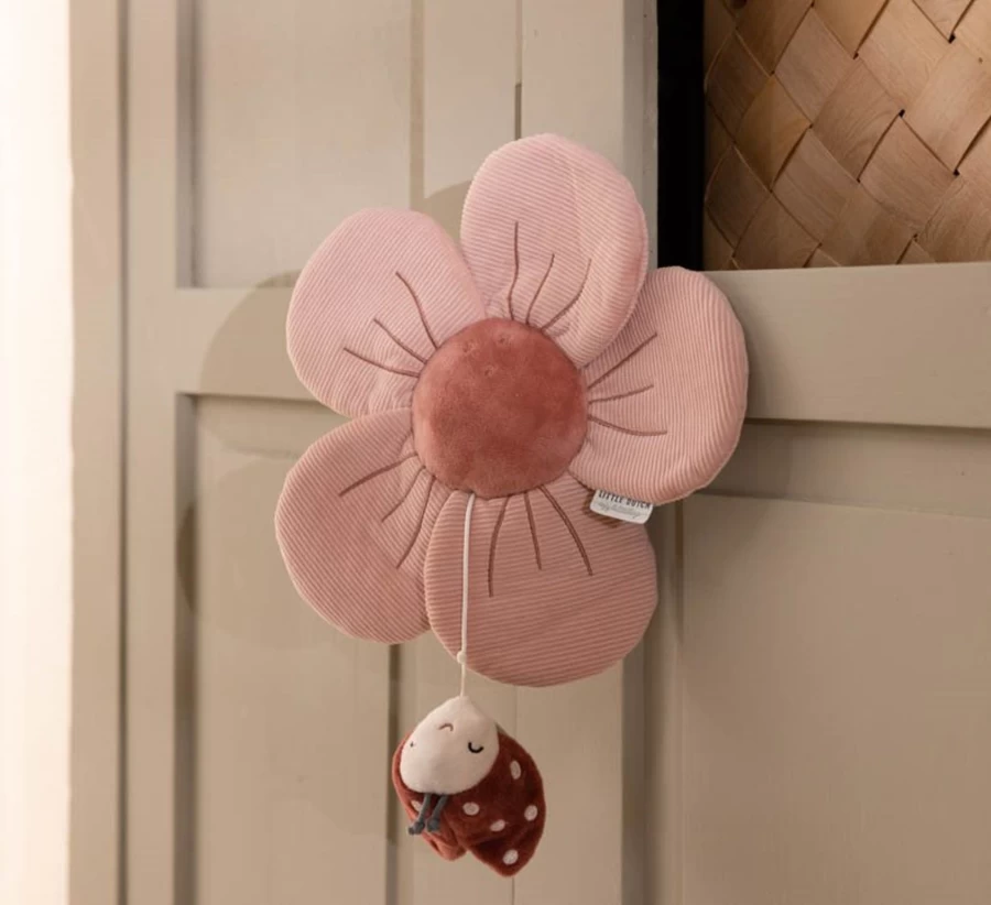 Little Dutch Musical Flower Box - Handcrafted Wooden Music Box for Gifts & Collectibles